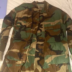 Camo army surplus jacket